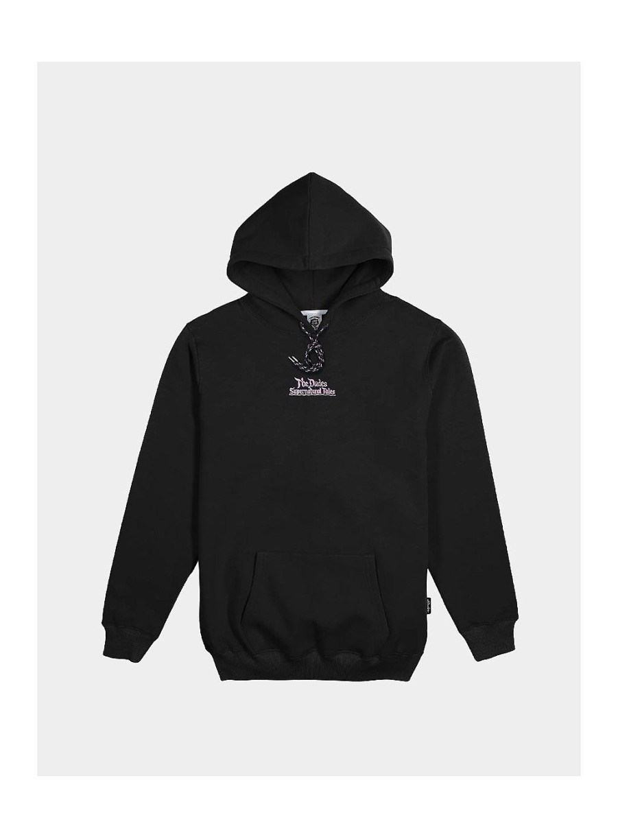 Men|The Dudes Factory NEVER ENOUGH Crewnecks/Hoodies|Hoodies | Knight Black Hoodie