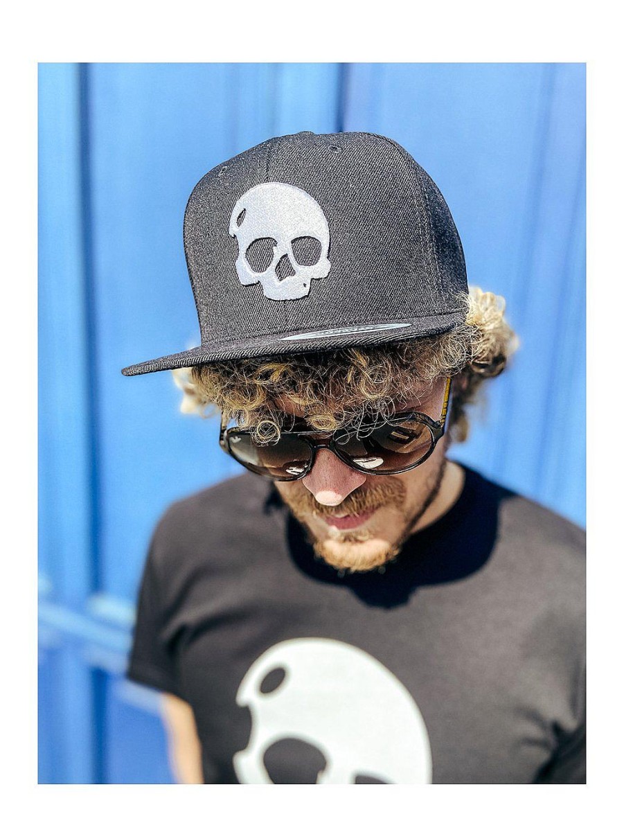 Accessories NEVER ENOUGH | White Skull Snapback