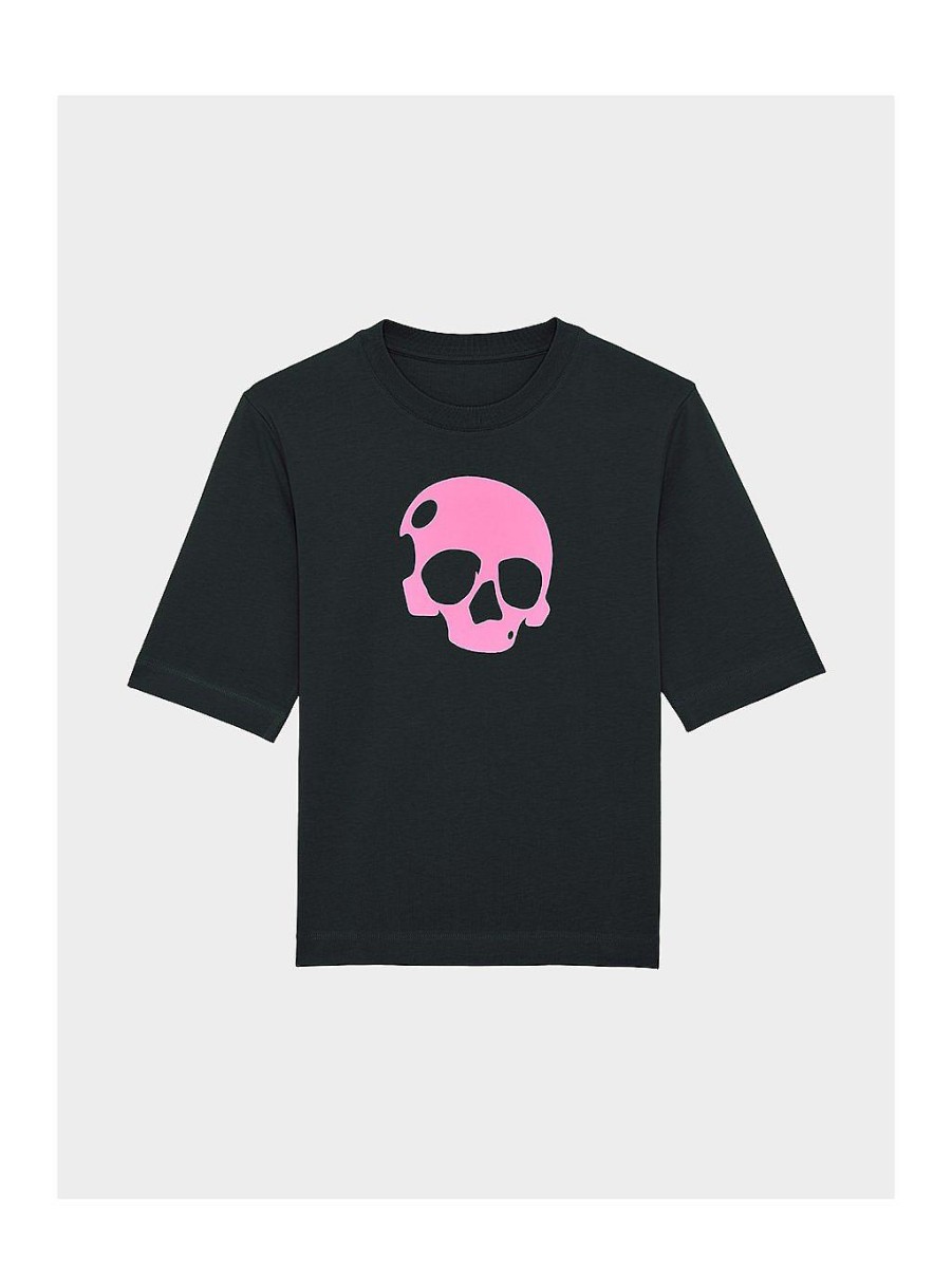 Women NEVER ENOUGH T-Shirts | Nikita T-Shirt - Pink Skull