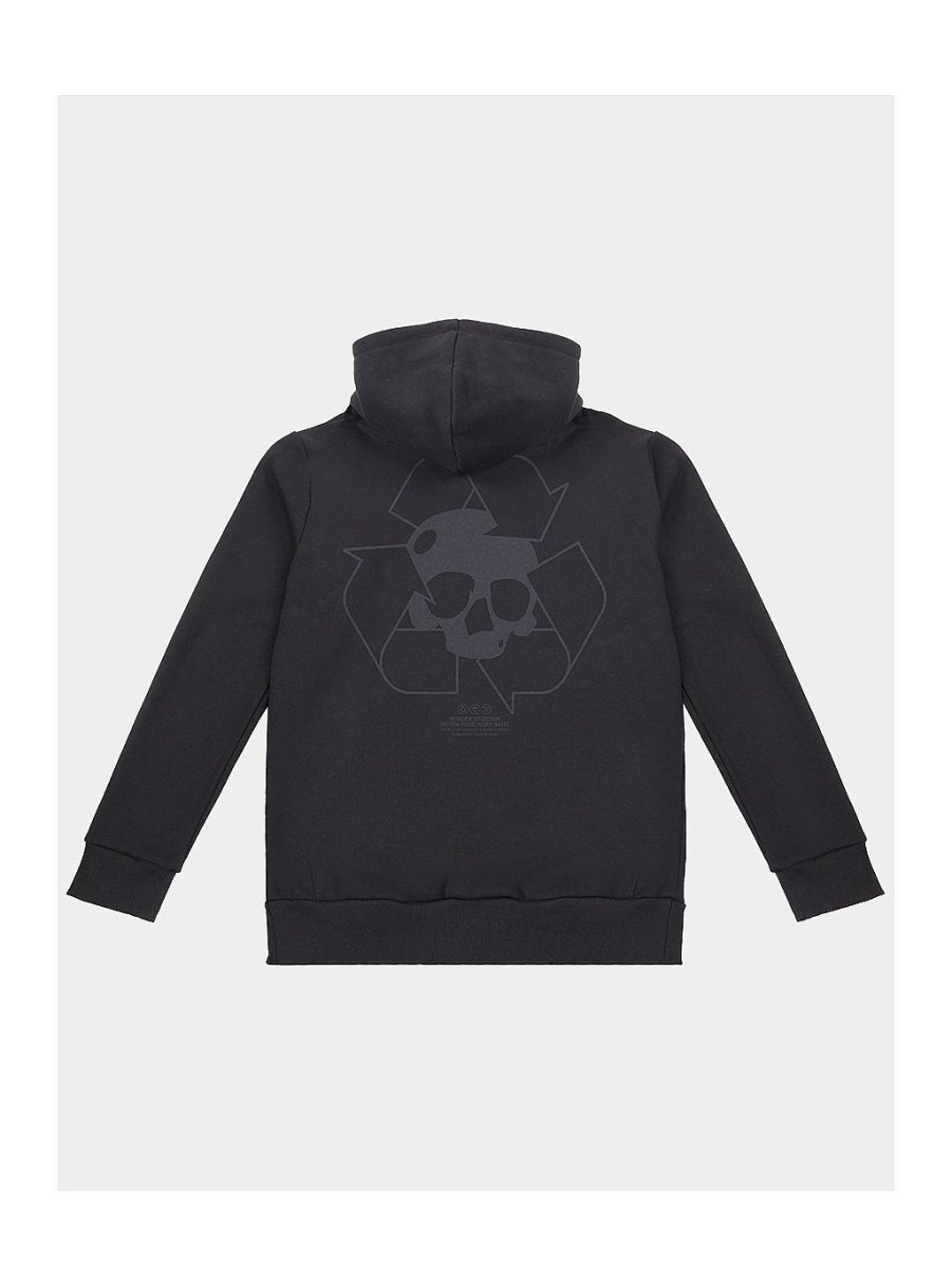 Men NEVER ENOUGH Crewnecks/Hoodies | Back-Logo Hoodie Revolver Blaster Nilcott® Recycled