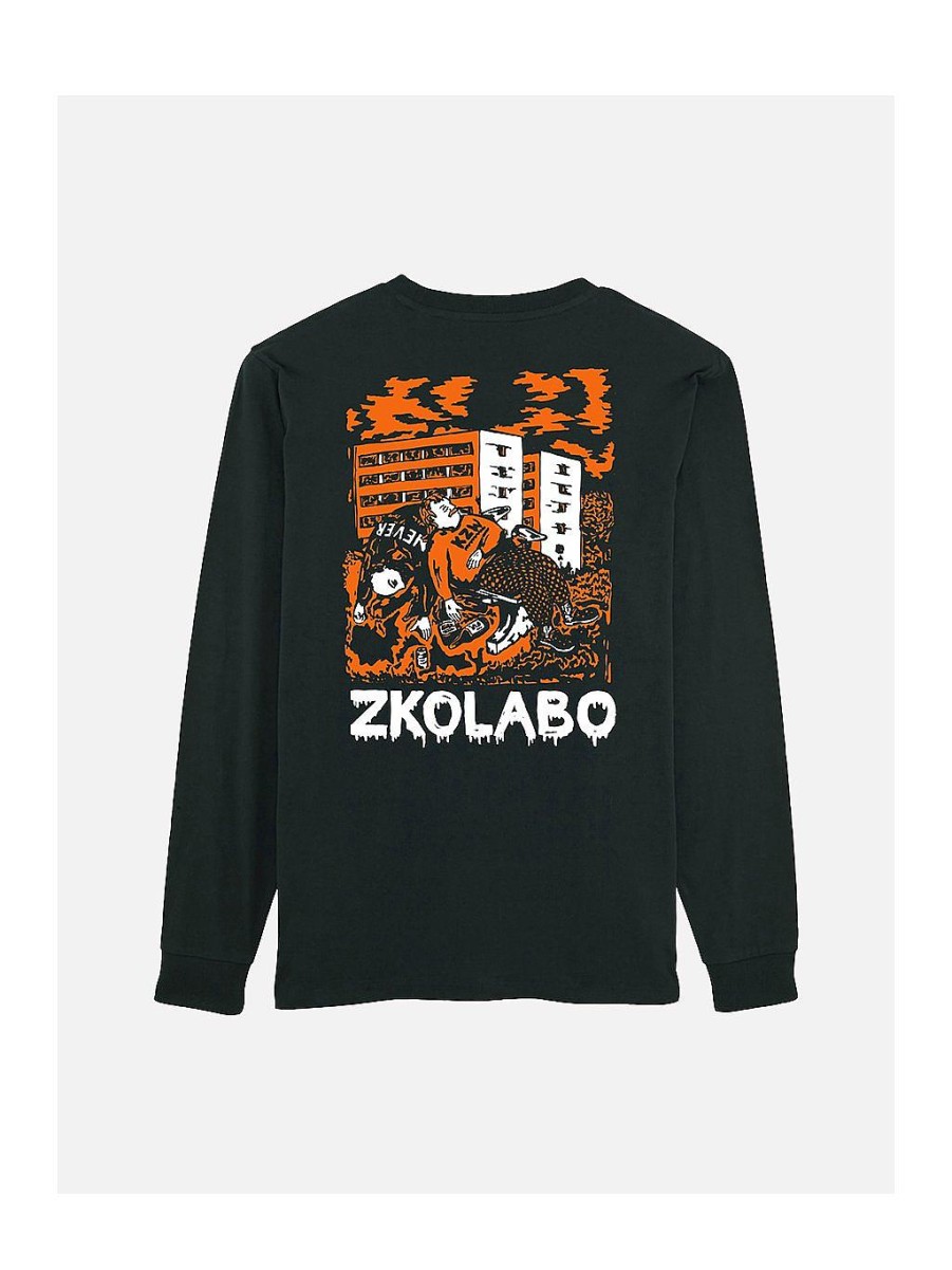 Men NEVER ENOUGH T-Shirts | Zkolabo Long Sleeve T-Shirt