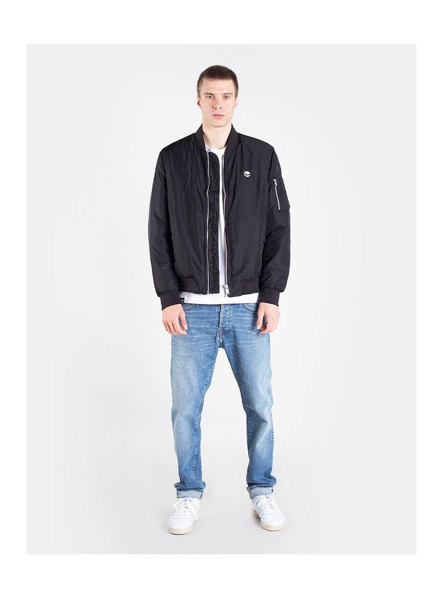 Men NEVER ENOUGH Jackets | Bomber Basic Black