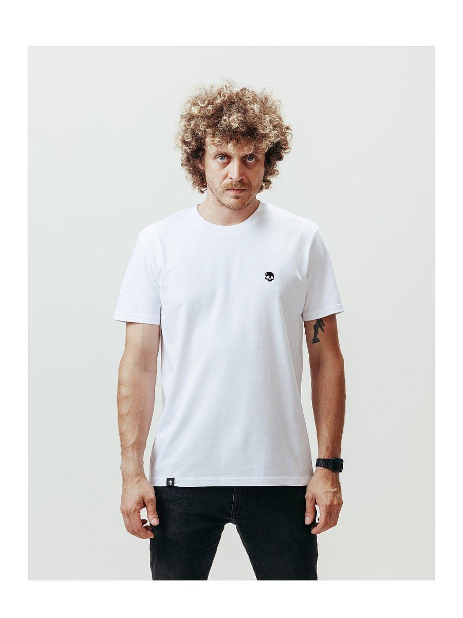 Men NEVER ENOUGH T-Shirts | White Basic Classic T-Shirt