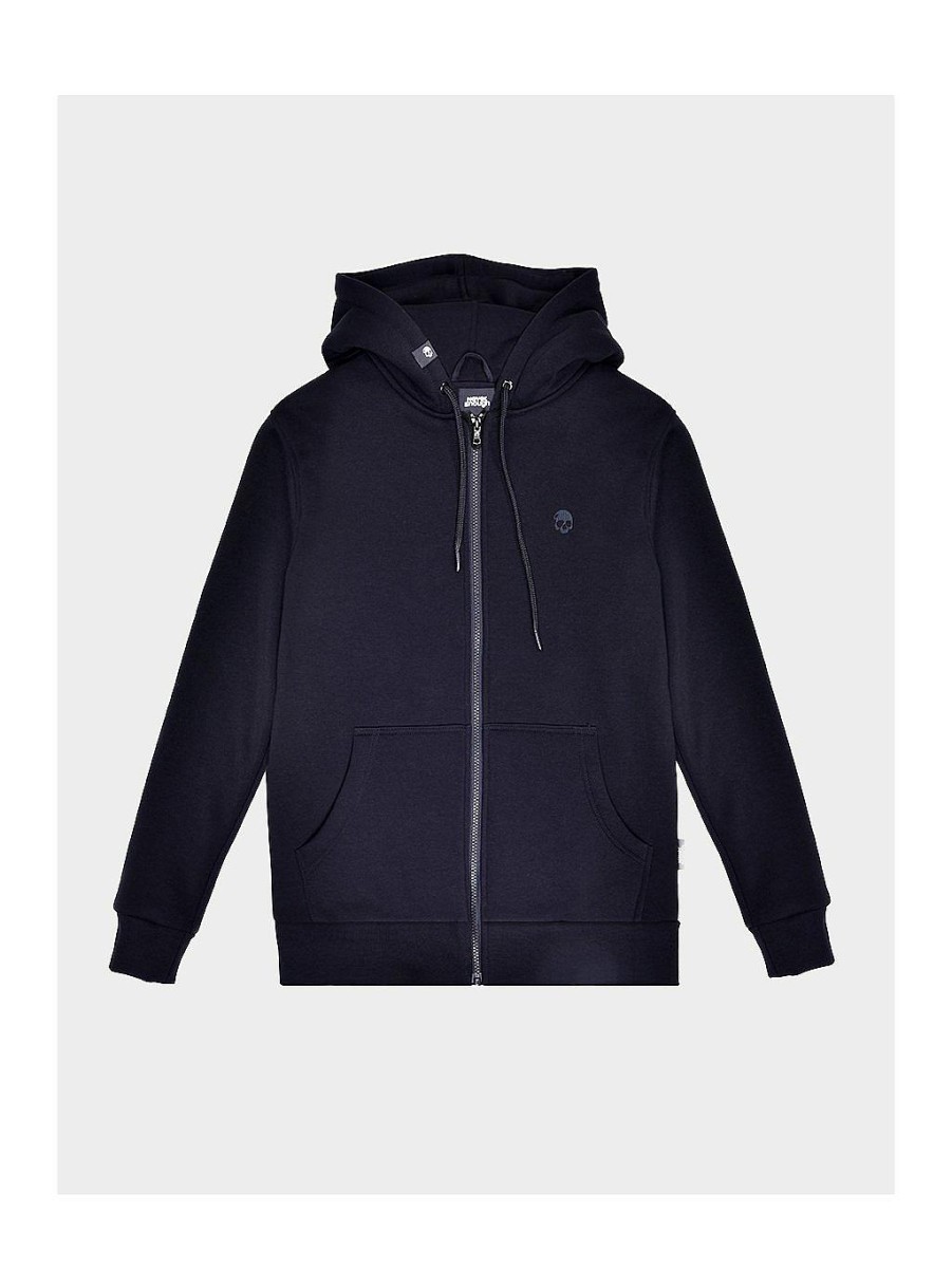 Men NEVER ENOUGH Crewnecks/Hoodies | Interceptor Zipper Hoodie - Black Edition