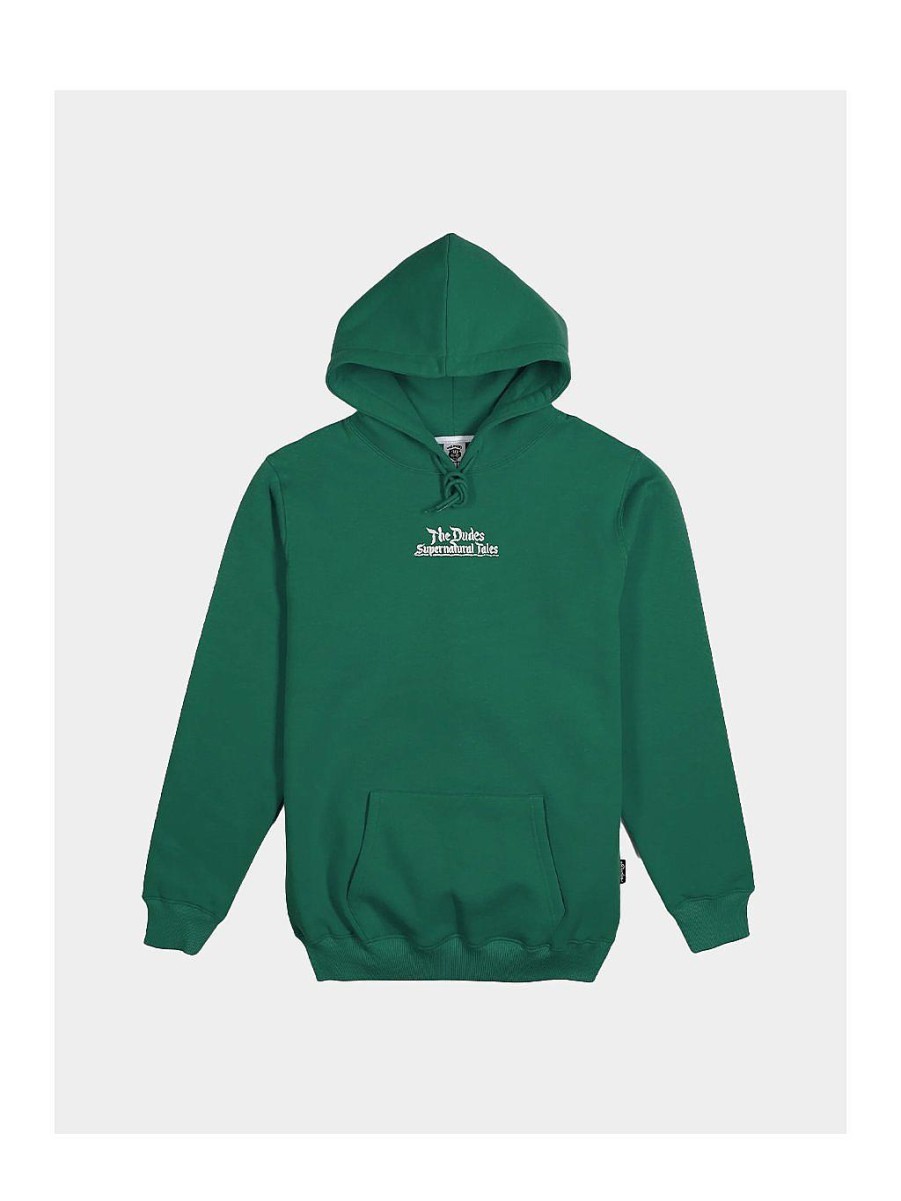 Men|The Dudes Factory NEVER ENOUGH Crewnecks/Hoodies|Hoodies | Knight Green Hoodie